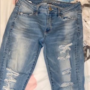 Lowrise Distressed Jeans